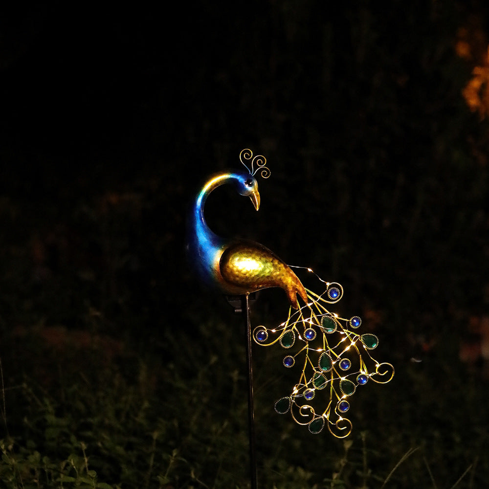 Outdoor Waterproof Peacock Light For Garden