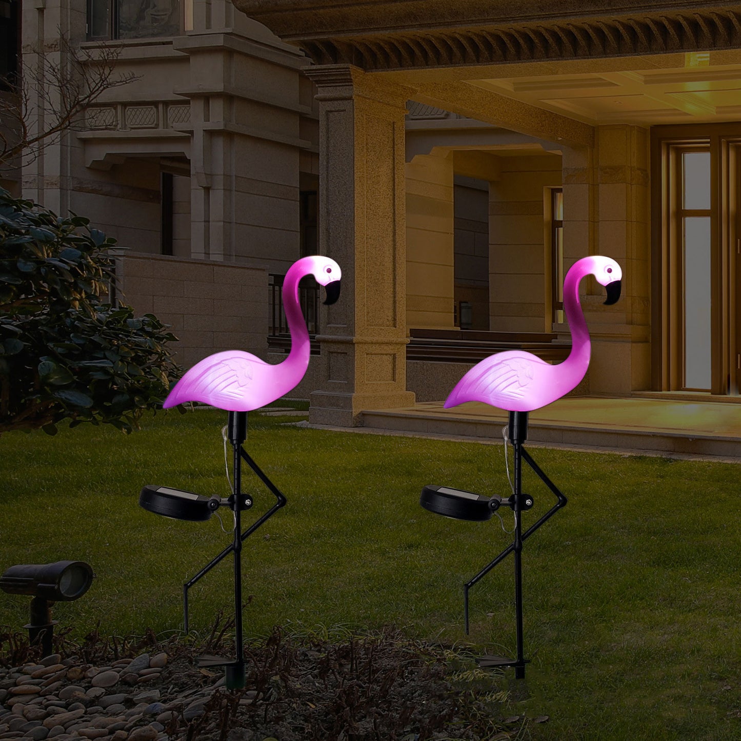 Solar Ip65 Flamingo Outdoor Garden Light