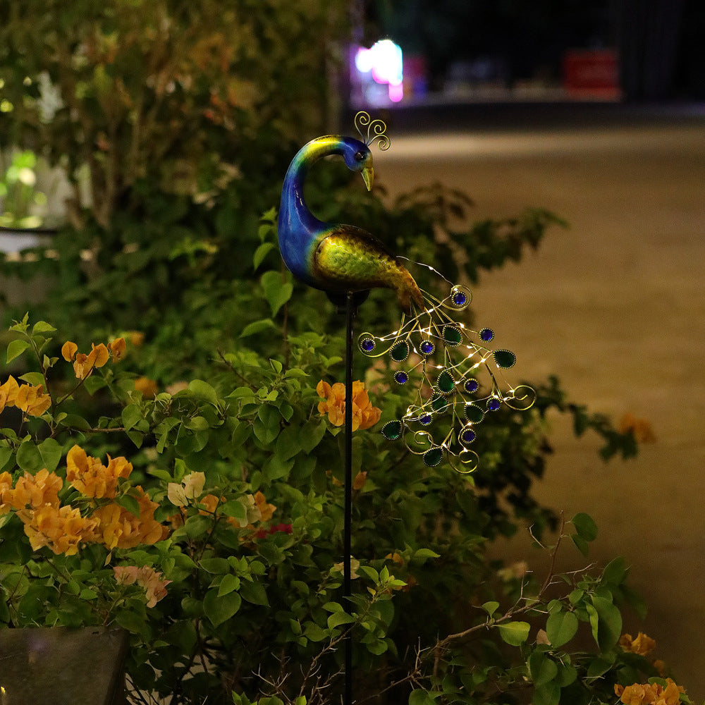 Outdoor Waterproof Peacock Light For Garden