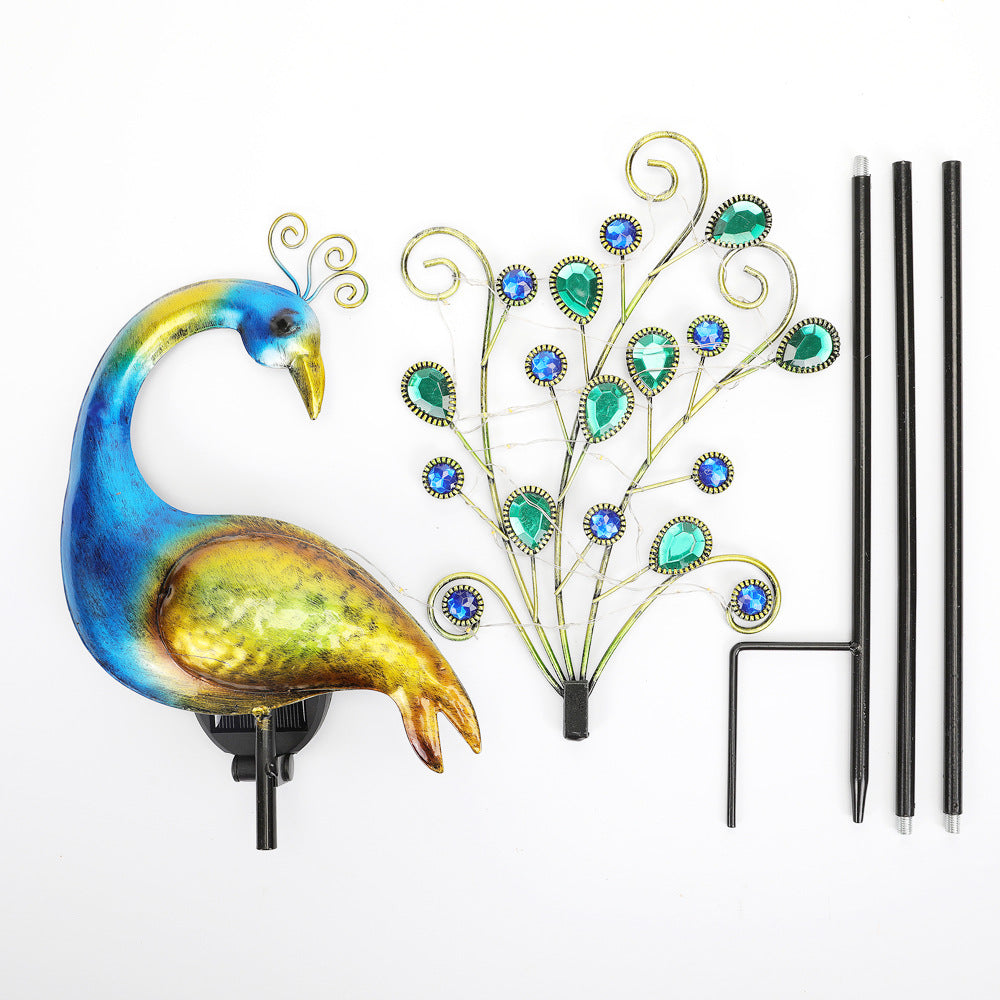 Outdoor Waterproof Peacock Light For Garden