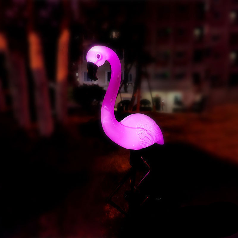 Solar Ip65 Flamingo Outdoor Garden Light