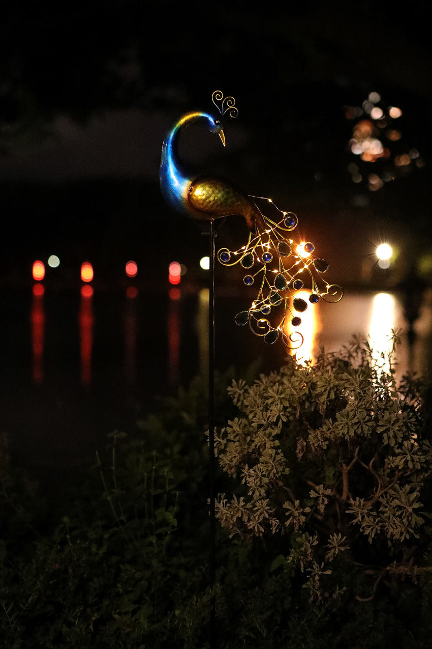 Outdoor Waterproof Peacock Light For Garden