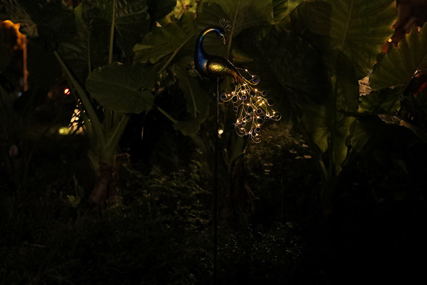 Outdoor Waterproof Peacock Light For Garden