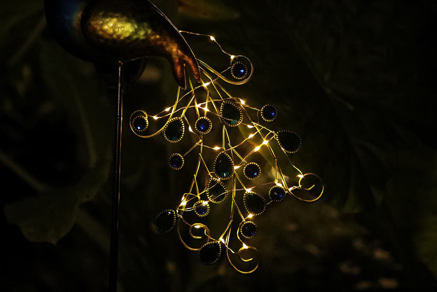 Outdoor Waterproof Peacock Light For Garden