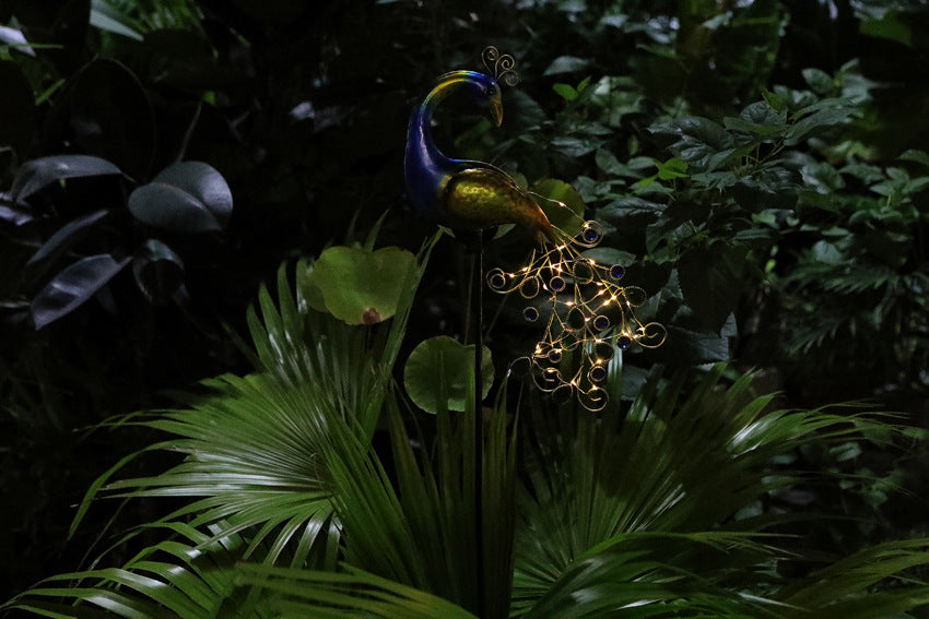 Outdoor Waterproof Peacock Light For Garden