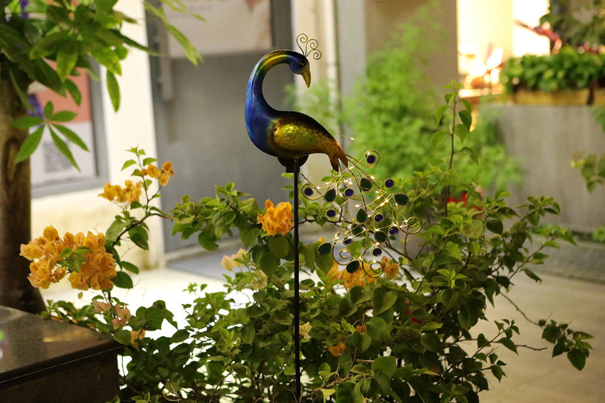 Outdoor Waterproof Peacock Light For Garden