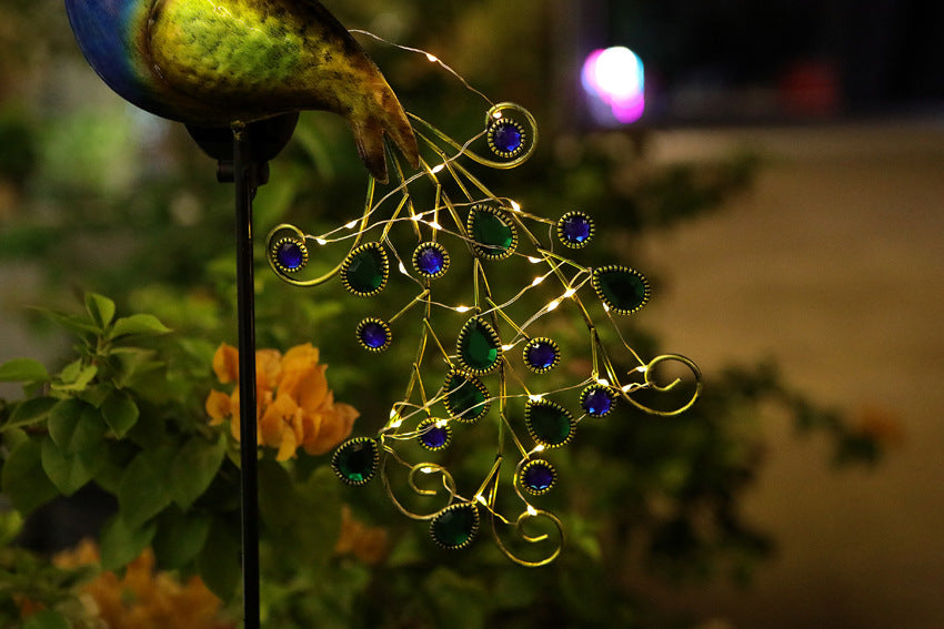Outdoor Waterproof Peacock Light For Garden