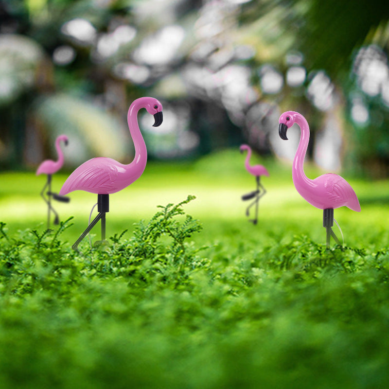 Solar Ip65 Flamingo Outdoor Garden Light