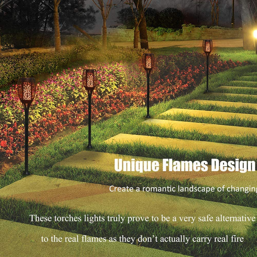 Solar Flame Garden Lights (12 LEDS)