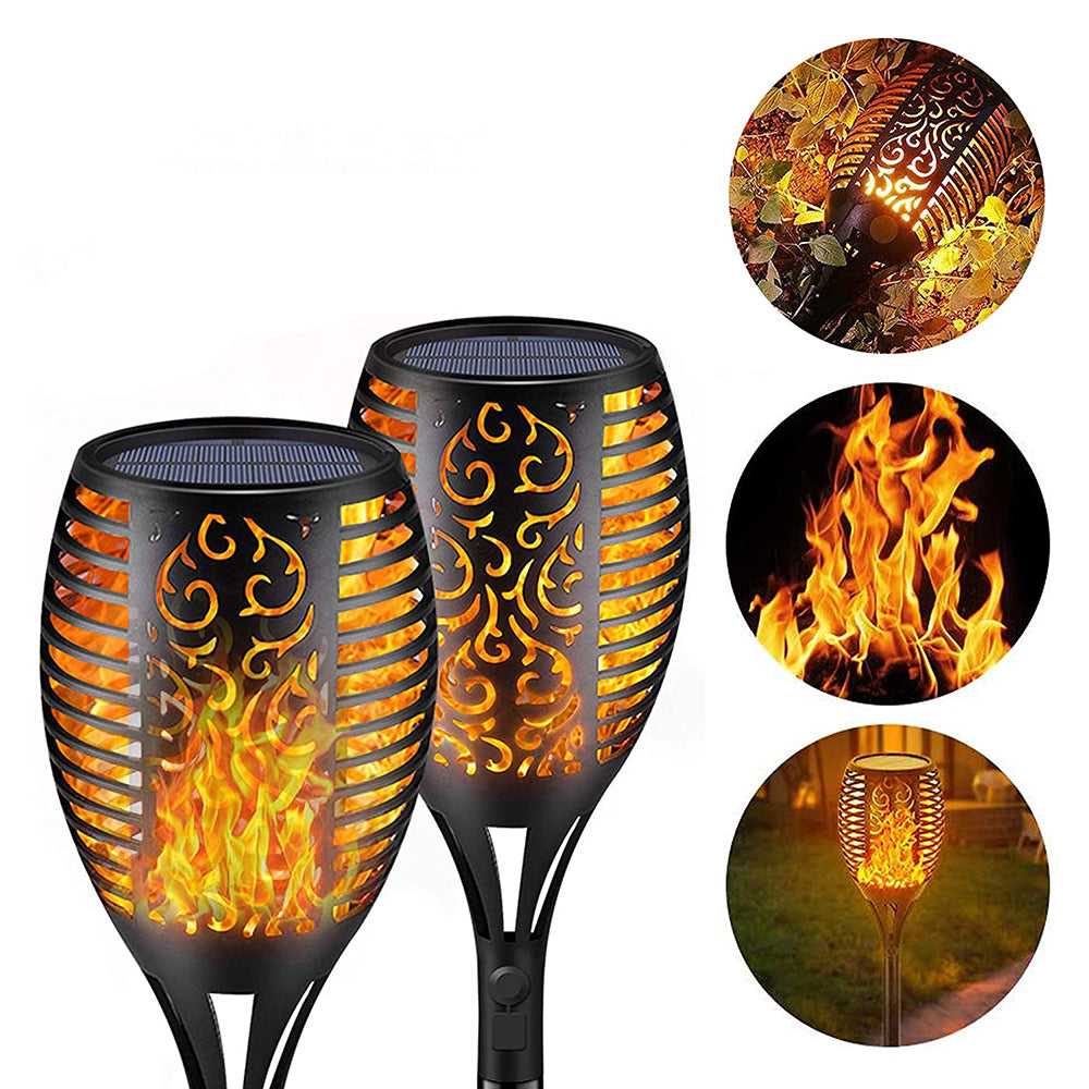 Solar Flame Garden Lights (12 LEDS)