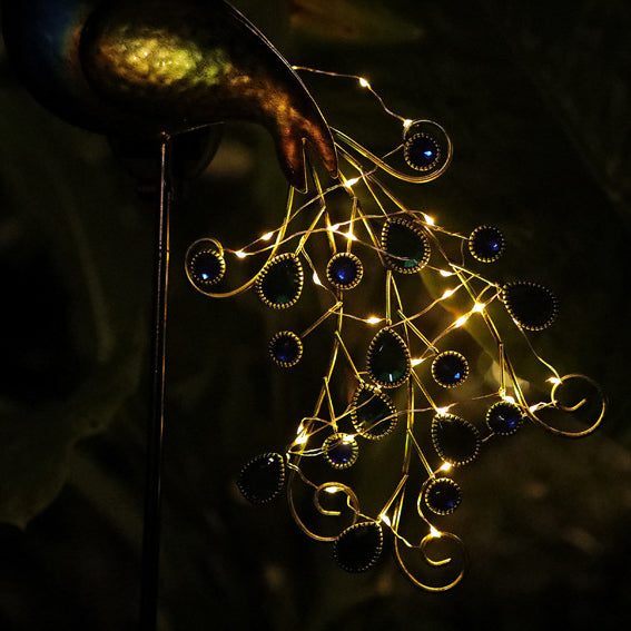 Outdoor Waterproof Peacock Light For Garden