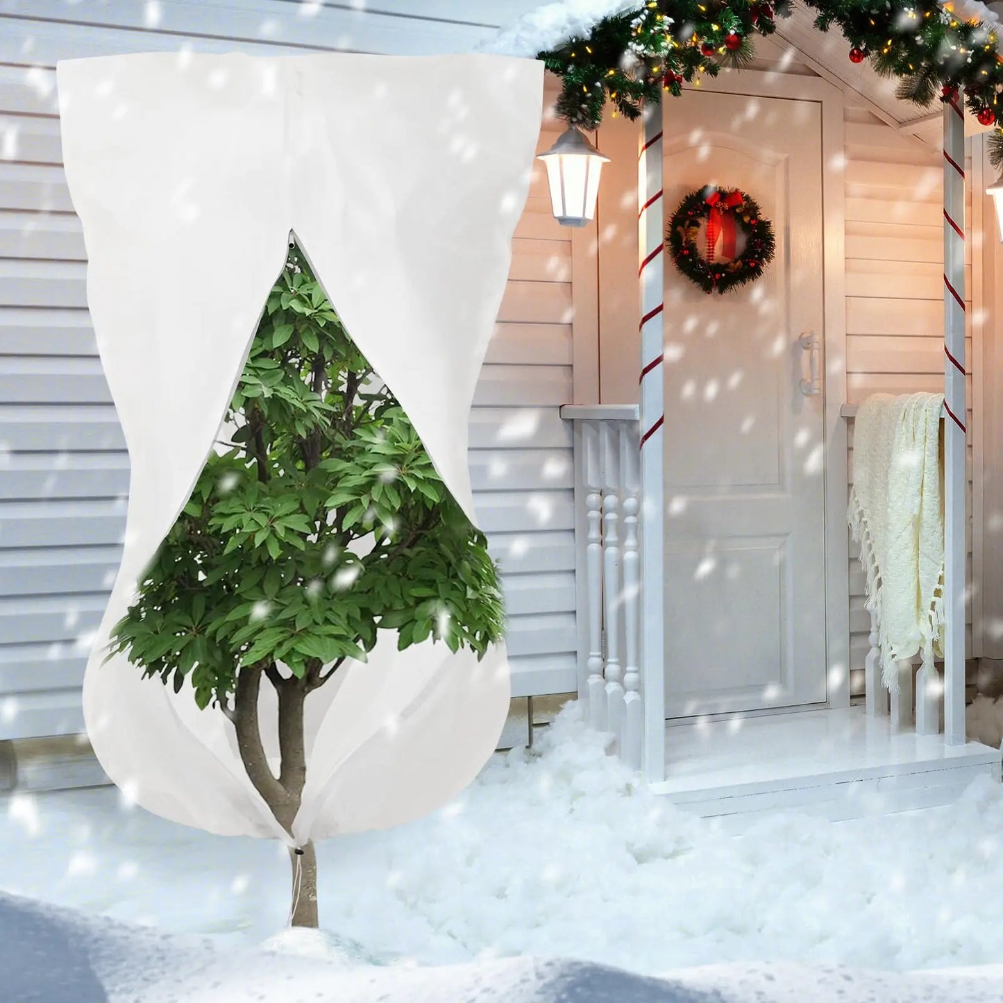 Plant Cover Winter Warm Cover Tree Shrub Plant Protecting Bag Frost