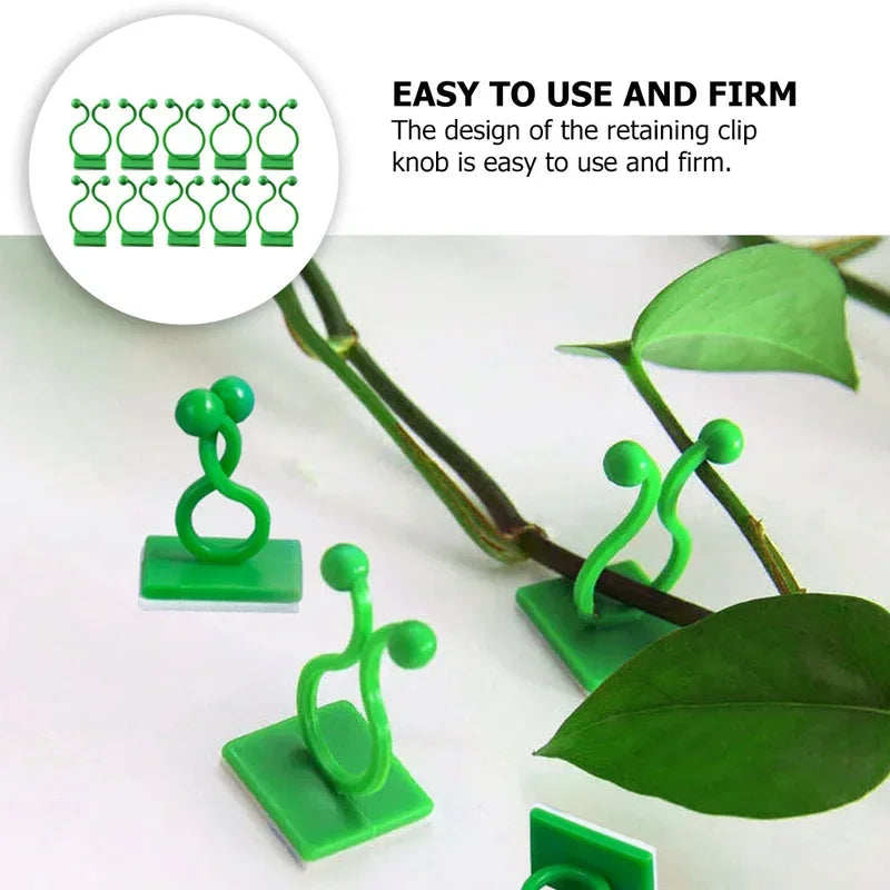 50PCS Plant Climbing Wall Fixture Clips Rattan Vine Fixer