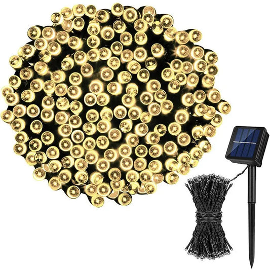 20/50 Led Solar String Light Fairy Garden Waterproof Outdoor Lamp 6V