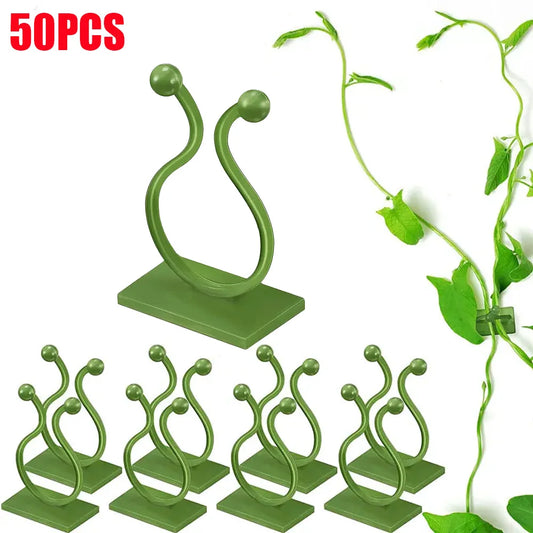 50PCS Plant Climbing Wall Fixture Clips Rattan Vine Fixer