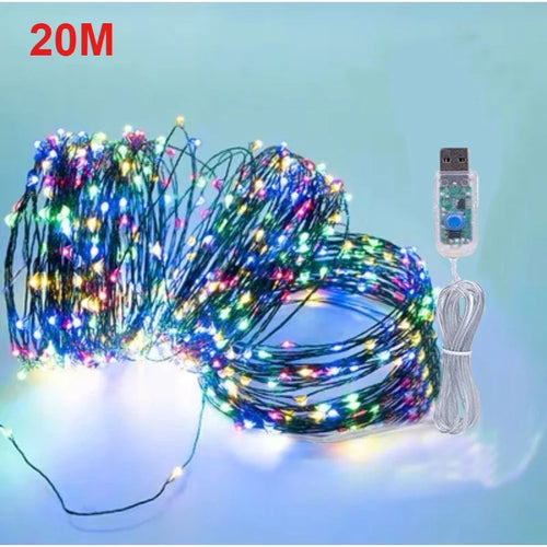 5M/10M/20M Christmas Wedding Party Decoration String Light Green