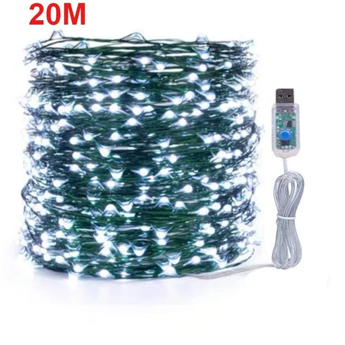 5M/10M/20M Christmas Wedding Party Decoration String Light Green